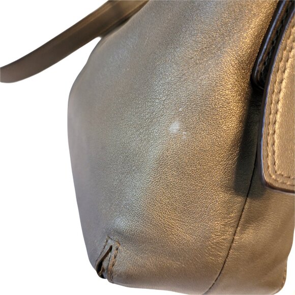 COACH Ashley Metallic East West Crossbody Bag - Picture 9 of 16